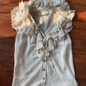 All Saints ruffle blouse - MUST GO